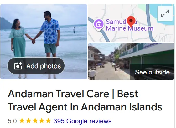 Google Business profile rating
